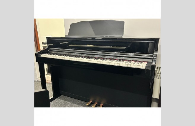 Roland HP605 Polished Ebony Digital Piano, Used - Complete Package (SN:ZOGO619) - Image 6